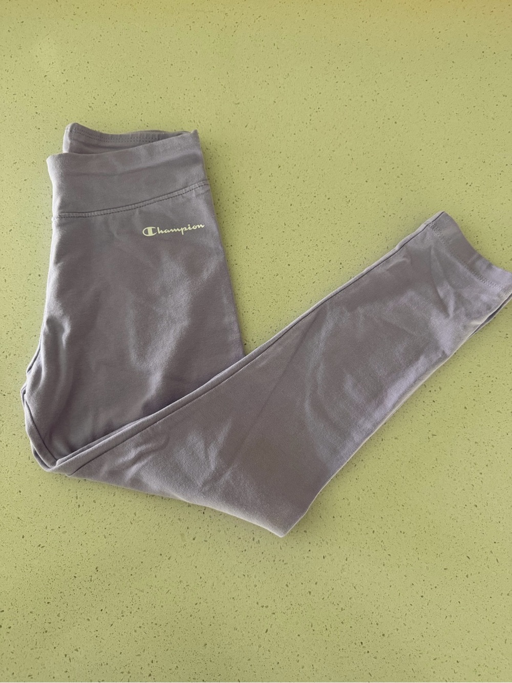 Champion Kids Lavender-Mauve Leggings with Logo
